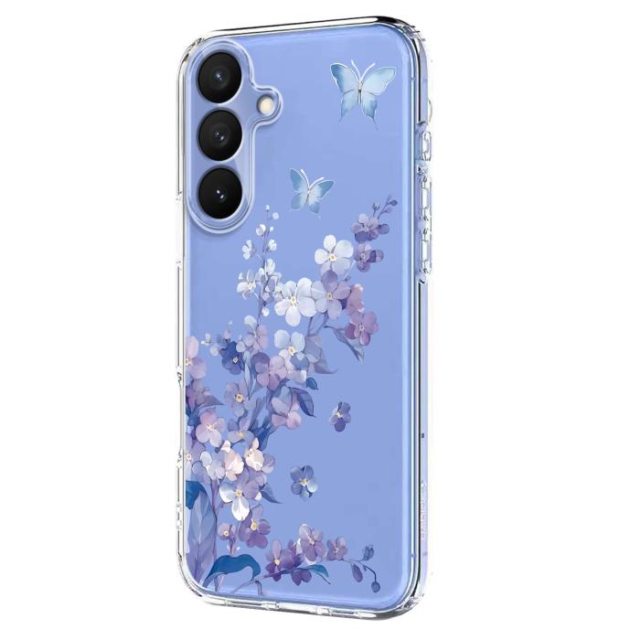 Bild 2,  Samsung Galaxy S26 Plus Skal TPU Med Tryck Blommor - Teknikhallen.se
