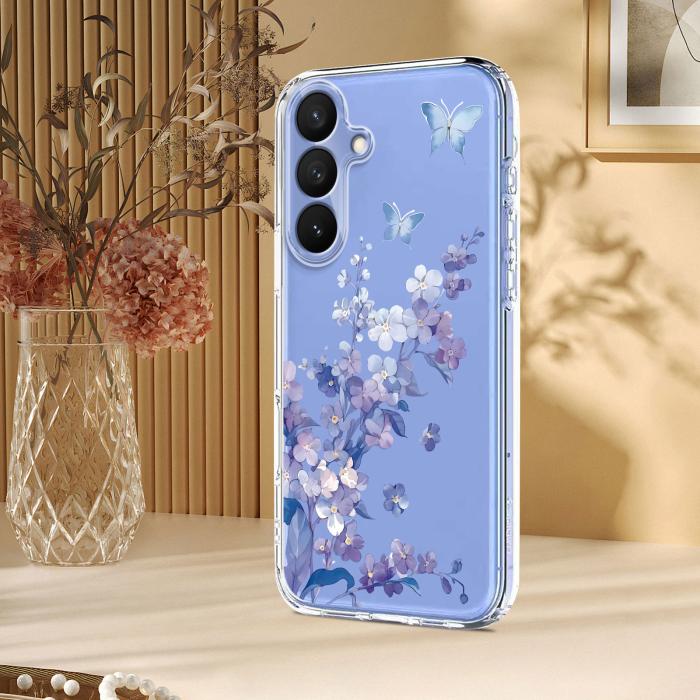 Bild 5,  Samsung Galaxy S26 Plus Skal TPU Med Tryck Blommor - Teknikhallen.se
