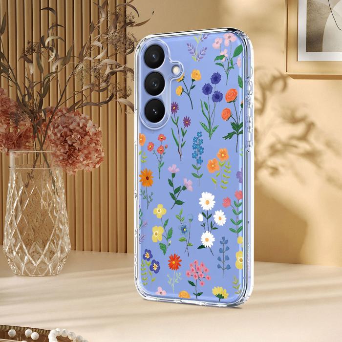 Bild 5,  Samsung Galaxy S26 Plus Skal TPU Med Tryck Blommor - Teknikhallen.se