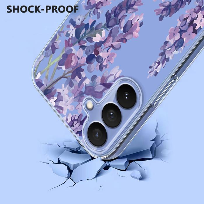Bild 3,  Samsung Galaxy S26 Plus Skal TPU Med Tryck Blommor - Teknikhallen.se
