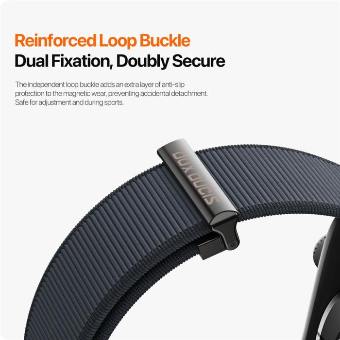 Bild 6, DUX DUCIS DUX DUCIS Apple Watch 42/44/45/46/49 mm Armband Magnetic Strap - Teknikhallen.se