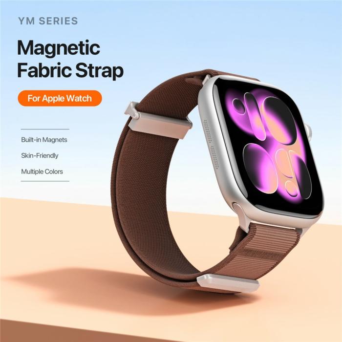 Bild 4, DUX DUCIS DUX DUCIS Apple Watch 42/44/45/46/49 mm Armband Magnetic Strap - Teknikhallen.se