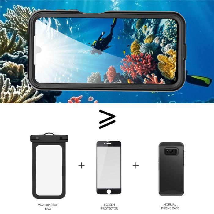 Bild 2, REDPEPPER REDPEPPER Galaxy A17 Skal 360 Vattentätt IP68 Svart - Teknikhallen.se