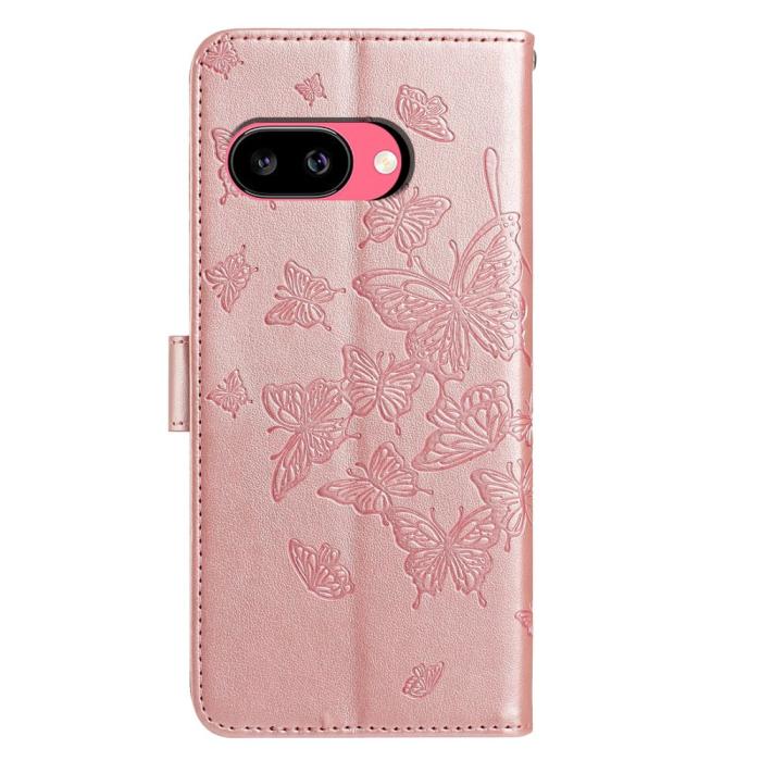 Bild 5,  Google Pixel 10a Fodral Med Fjäril Tryck Roséguld - Teknikhallen.se