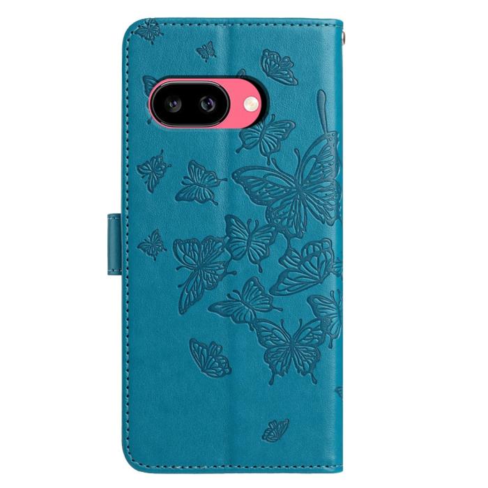 Bild 5,  Google Pixel 10a Fodral Med Fjäril Tryck Blå - Teknikhallen.se