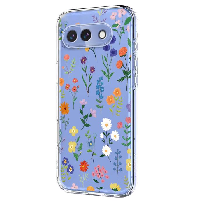 Bild 2,  Google Pixel 10a Skal Med Tryck Blommor - Teknikhallen.se