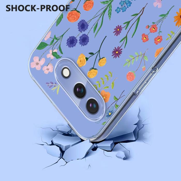 Bild 3,  Google Pixel 10a Skal Med Tryck Blommor - Teknikhallen.se