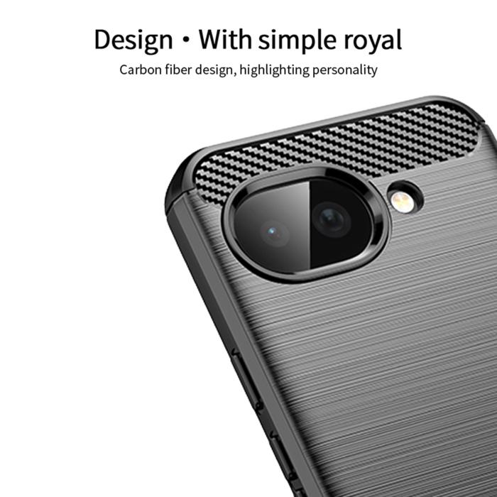 Bild 2, MOFI MOFI Google Pixel 10a Skal Borstad Stål Textur Blå - Teknikhallen.se
