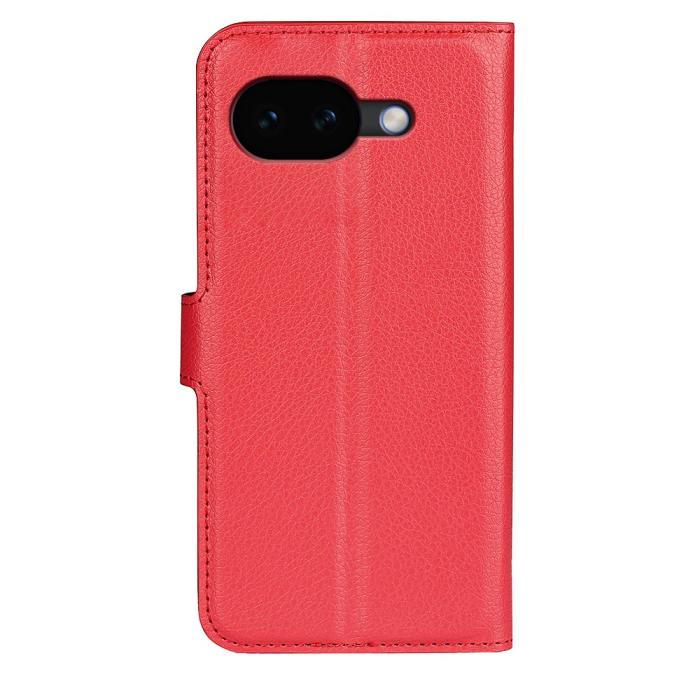 Bild 6,  Google Pixel 10a Fodral Litchi Läder Röd - Teknikhallen.se