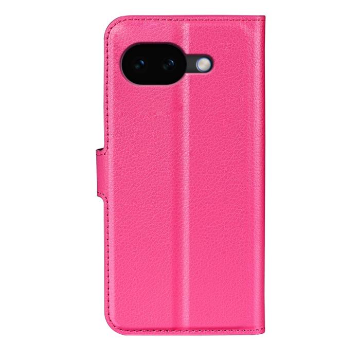 Bild 6,  Google Pixel 10a Fodral Litchi Läder Rosa - Teknikhallen.se