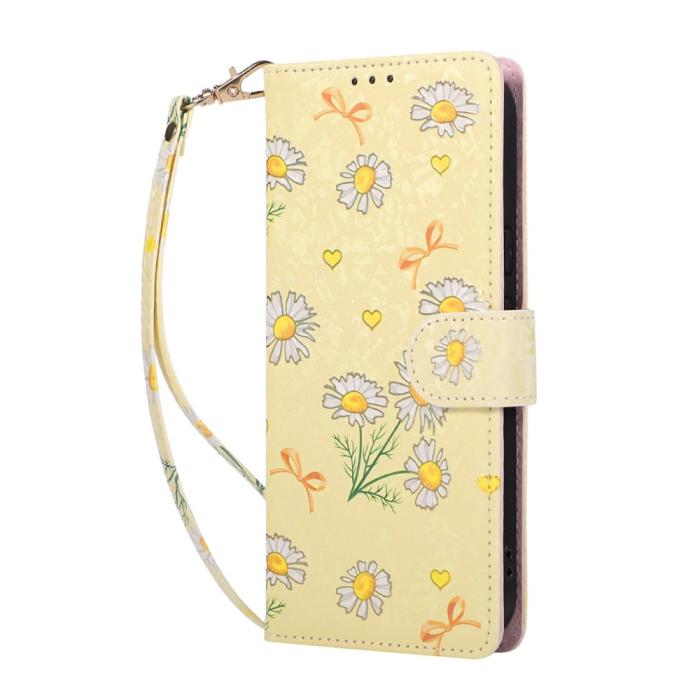 Bild 5,  Google Pixel 10a Fodral RFID Läder Yellow Daisy - Teknikhallen.se