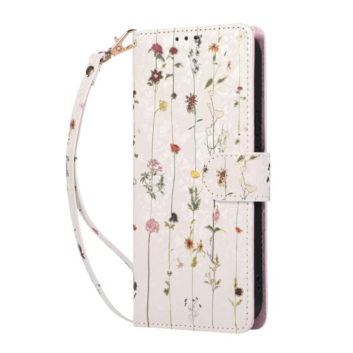 Bild 5,  Google Pixel 10a Fodral RFID Läder Små Blommor - Teknikhallen.se