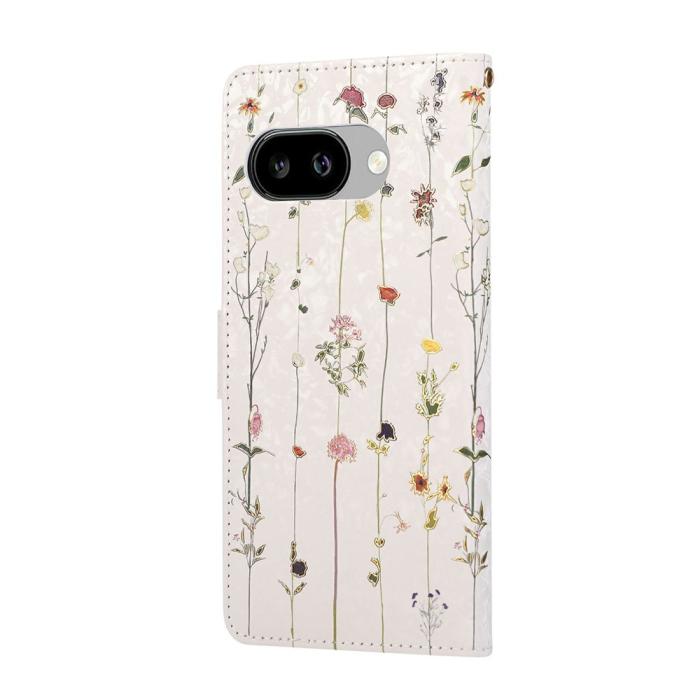 Bild 6,  Google Pixel 10a Fodral RFID Läder Små Blommor - Teknikhallen.se