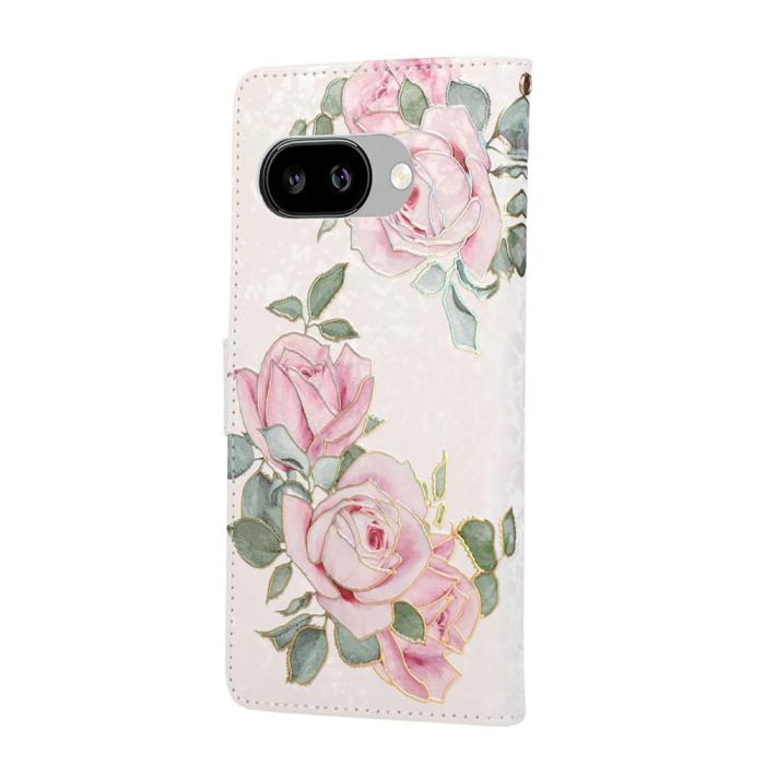 Bild 6,  Google Pixel 10a Fodral RFID Läder Blommor - Teknikhallen.se