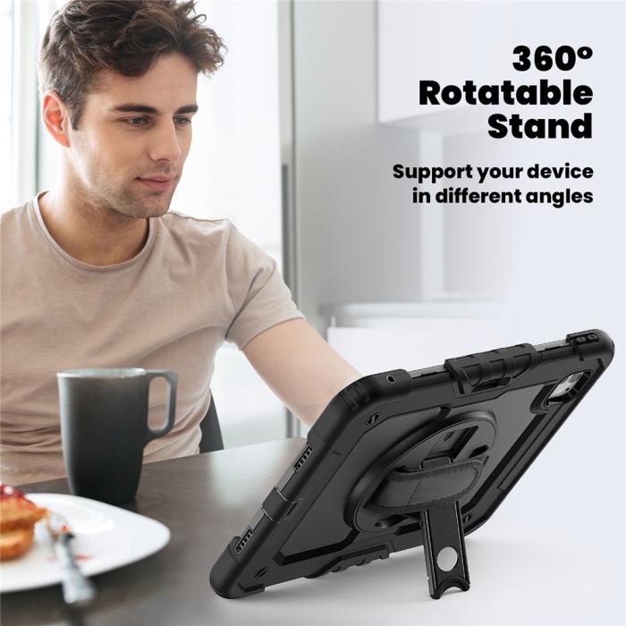 Bild 3,  iPad Pro 11 2025 / 2024 Skal 360 Shockproof Hybrid Kickstand - Teknikhallen.se