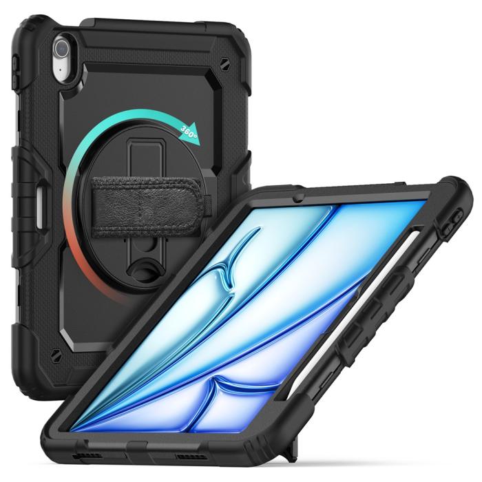 Bild 2,  iPad Air 11 2026-2024 Skal 360 Shockproof Hybrid Kickstand - Teknikhallen.se