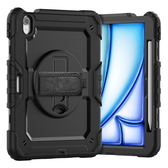 Bild 3,  iPad Air 11 2026-2024 Skal 360 Shockproof Hybrid Kickstand - Teknikhallen.se