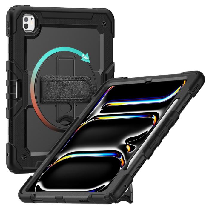 Bild 3,  iPad Pro 13 2025 / 2024 Skal 360 Shockproof Hybrid Kickstand - Teknikhallen.se