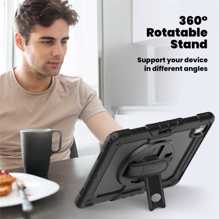 Bild 6,  iPad Pro 13 2025 / 2024 Skal 360 Shockproof Hybrid Kickstand - Teknikhallen.se