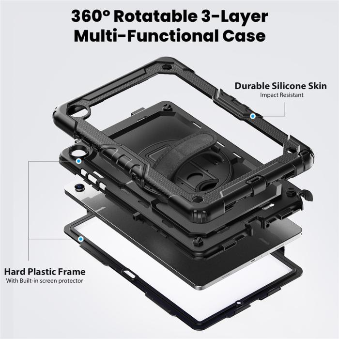 Bild 3,  Galaxy Tab A11 Plus/A9 Plus Skal 360 Shockproof Hybrid Kickstand - Teknikhallen.se