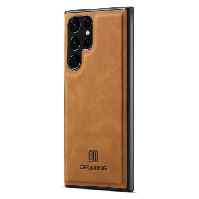 Bild 2, DG.MING DG.MING Galaxy S26 Ultra Skal Läderbelagt Brun - Teknikhallen.se