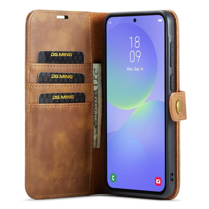 Bild 3, DG.MING DG.MING Samsung Galaxy A37 5G 2in1 Fodral / Skal Brun - Teknikhallen.se