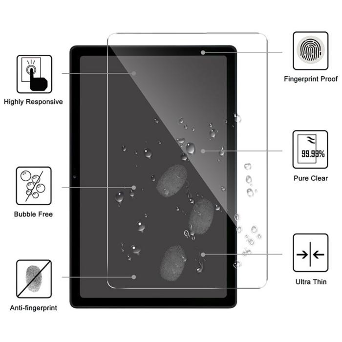Bild 3,  Lenovo Tab 10.1 2025 Skärmskydd Härdat Glas - Teknikhallen.se