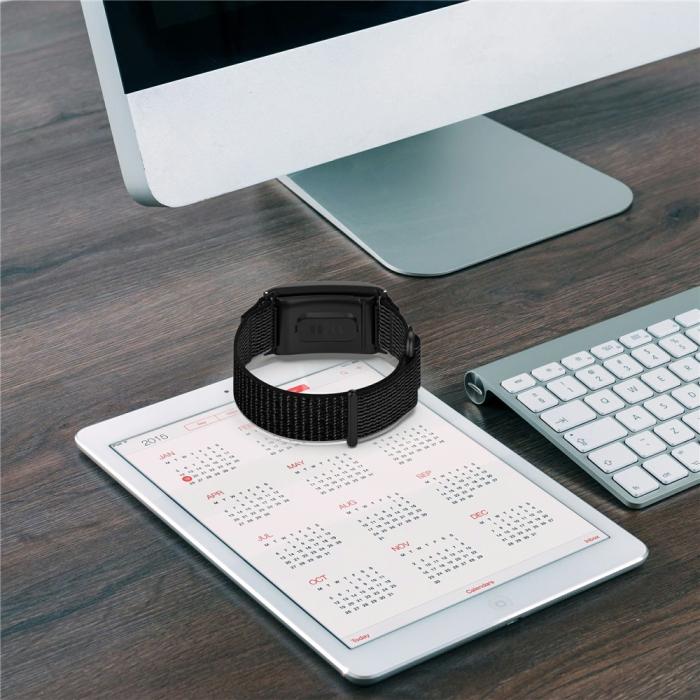 Bild 6,  Whoop 5.0 / MG / 4.0 / 3.0 Klockarmband Nylon Svart - Teknikhallen.se