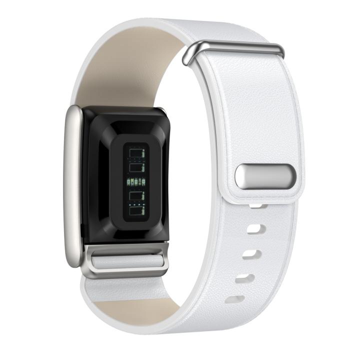 Bild 2,  Whoop 5.0 Klockarmband Äkta Läder Vit - Teknikhallen.se