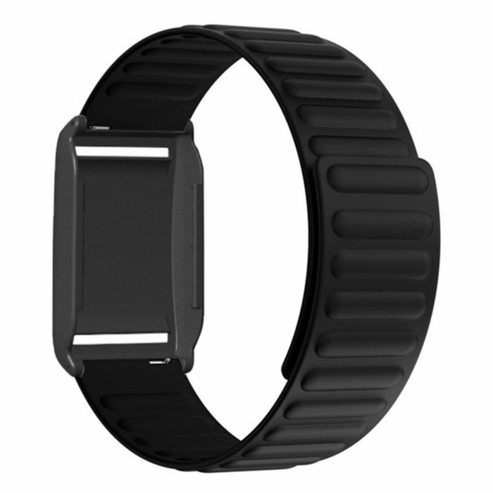 Bild 2,  Polar Loop Klockarmband Silikon Magnetisk Loop Svart - Teknikhallen.se