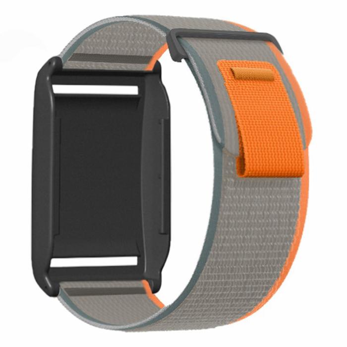 Bild 2,  Polar Loop Klockarmband Nylon Grå / Orange - Teknikhallen.se