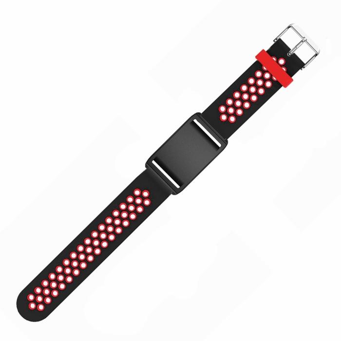 Bild 2,  Polar Loop Klockarmband Silikon Dual-Color Röd / Svart - Teknikhallen.se