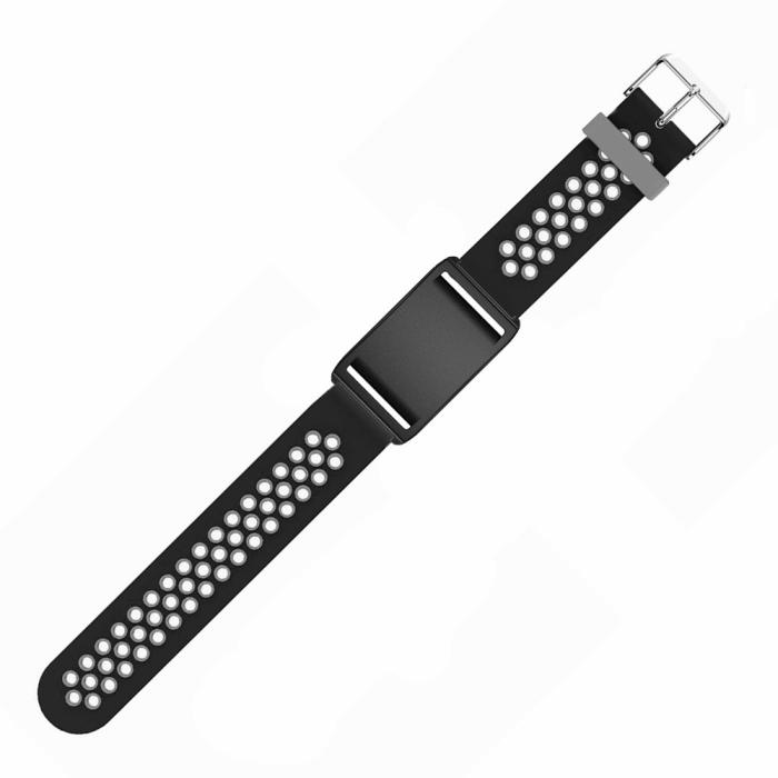 Bild 2,  Polar Loop Klockarmband Silikon Dual-Color Grå / Svart - Teknikhallen.se