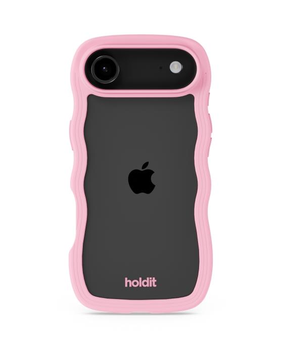 Bild 2, holdit holdit iPhone Air Mobilskal Wavy Pink/Transparent - Teknikhallen.se