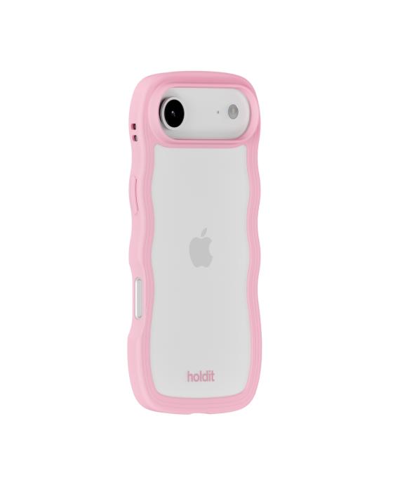 Bild 3, holdit holdit iPhone Air Mobilskal Wavy Pink/Transparent - Teknikhallen.se