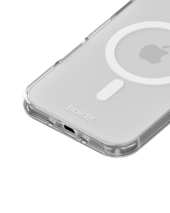 Bild 3, holdit holdit iPhone Air MagSafe Mobilskal White/Transparent - Teknikhallen.se