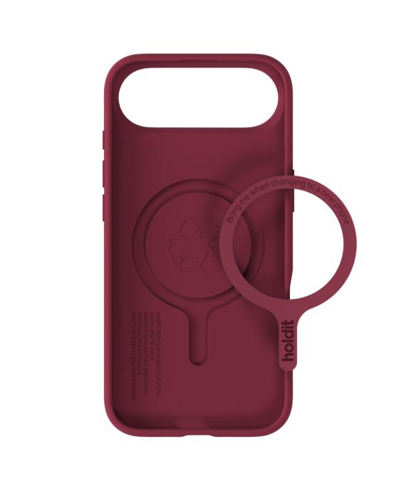 Bild 4, holdit holdit iPhone Air Mobilskal Soft MagSafe Red Velvet - Teknikhallen.se