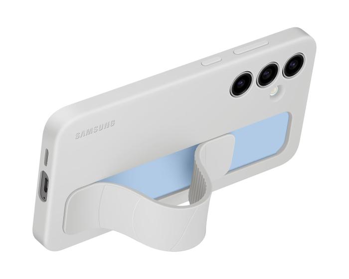 Bild 3, Samsung Samsung Galaxy S24 FE Skal Standing Grip Grå - Teknikhallen.se