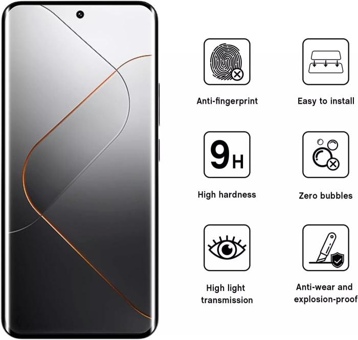 Bild 2,  2-Pack Xiaomi 14T Pro Skärmskydd Härdat Glas - Teknikhallen.se