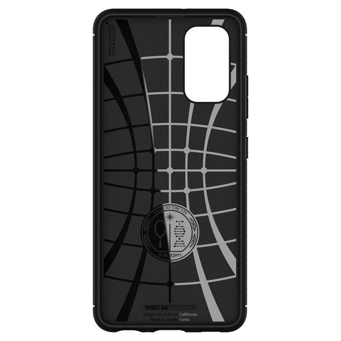 Bild 4, Spigen Spigen Samsung Galaxy A52/A52s Skal Rugged Armor Svart - Teknikhallen.se