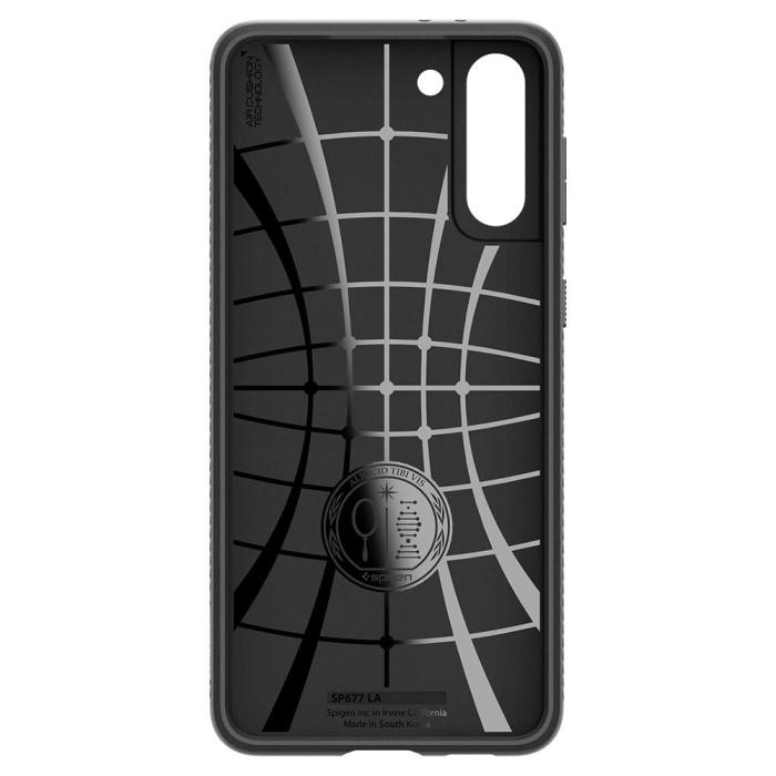 Bild 4, Spigen Spigen Samsung Galaxy S21 Skal Liquid Air Svart - Teknikhallen.se