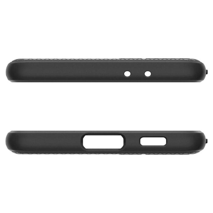 Bild 6, Spigen Spigen Samsung Galaxy S21 Skal Liquid Air Svart - Teknikhallen.se
