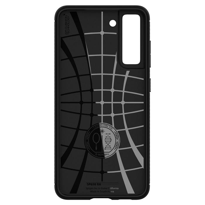 Bild 4, Spigen Spigen Samsung Galaxy S21 FE Skal Rugged Armor Svart - Teknikhallen.se