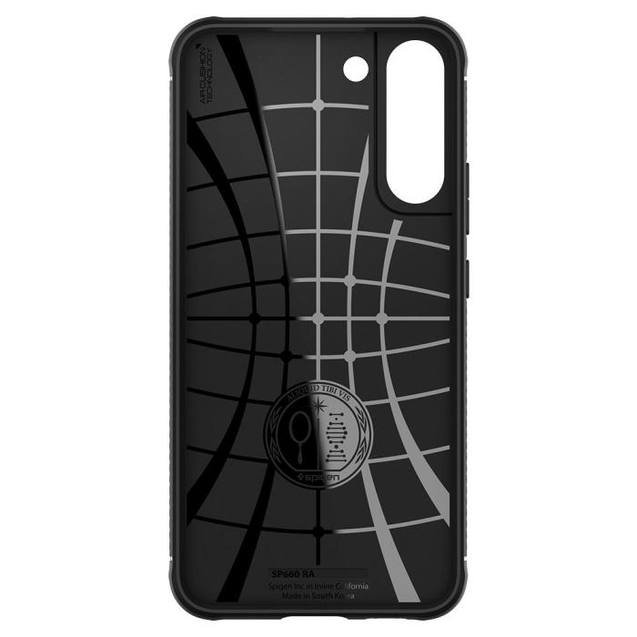 Bild 4, Spigen Spigen Samsung Galaxy S22 Skal Rugged Armor Svart - Teknikhallen.se