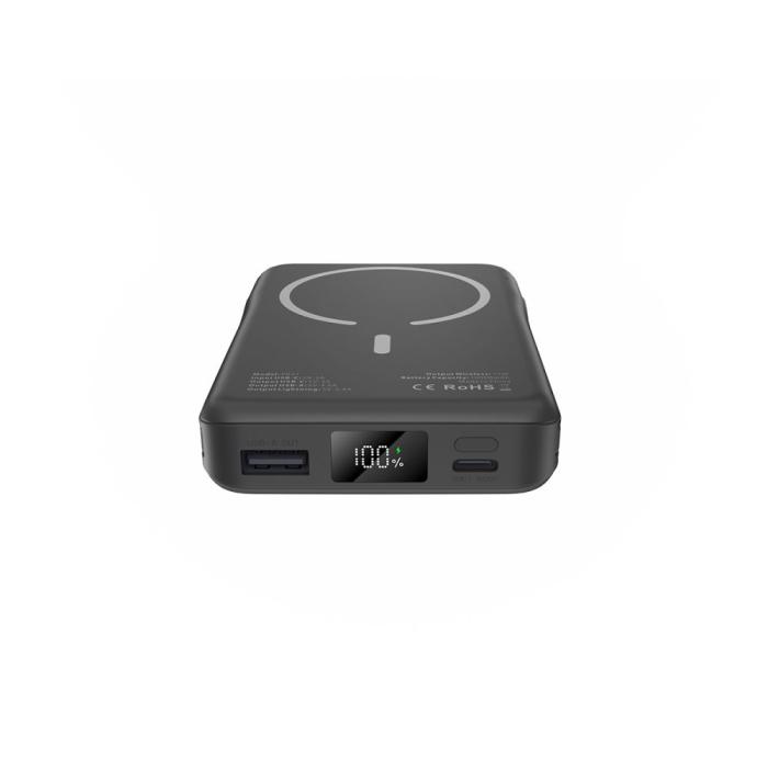 Bild 4, Tech-Protect Tech-Protect 10000 mAh MagSafe Powerbank LifeMag Svart - Teknikhallen.se