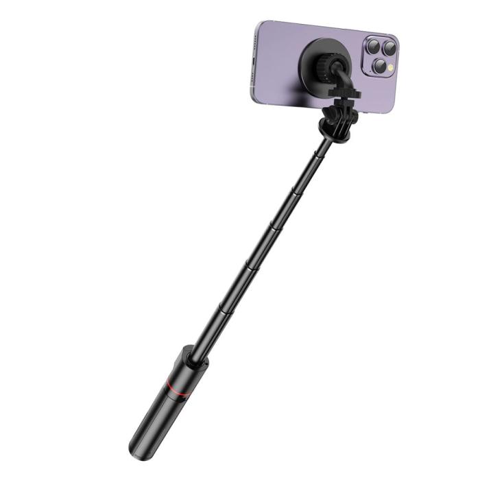 Bild 6, Tech-Protect Tech-Protect Bluetooth MagSafe Selfiestick Tripod Svart - Teknikhallen.se