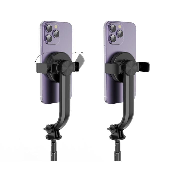Bild 6, Tech-Protect Tech-Protect MagSafe Bluetooth Selfiestick TriPod Svart - Teknikhallen.se