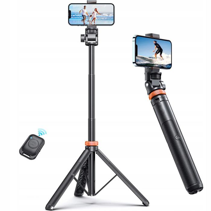 Bild 5, Tech-Protect Tech-Protect Bluetooth Selfie Stick Tripod Svart - Teknikhallen.se