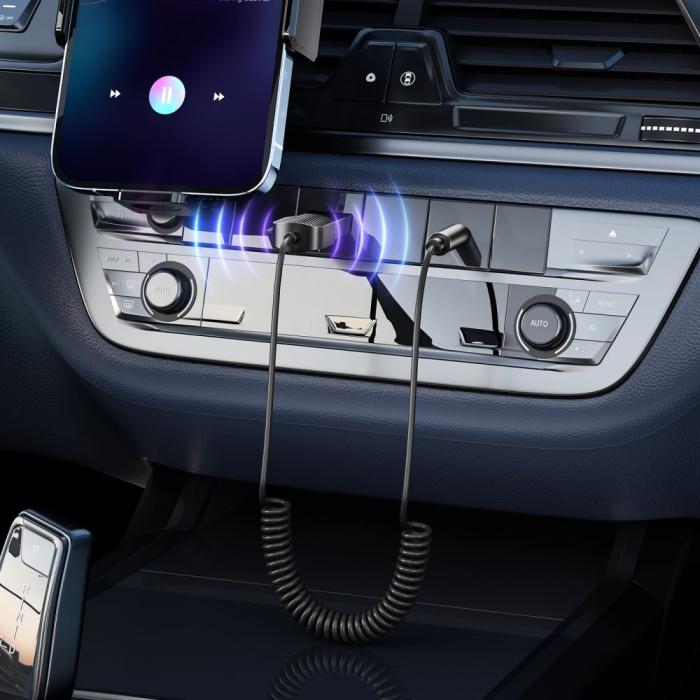 Bild 6, Tech-Protect Tech-Protect AUX - USB-A Bluetooth Adapter UltraBoost Grå - Teknikhallen.se
