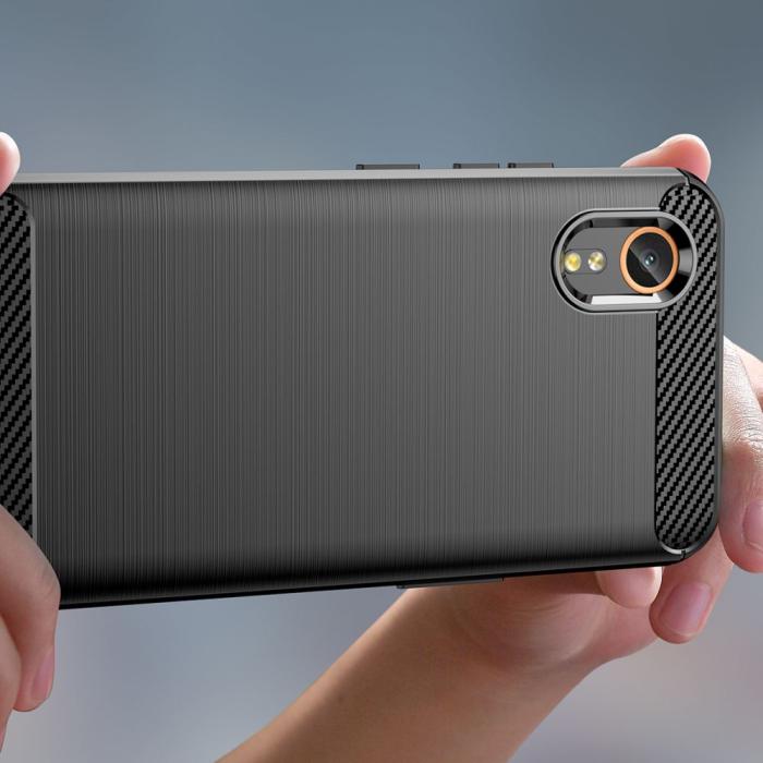 Bild 6, Tech-Protect Tech-Protect Samsung Galaxy Xcover 7 Skal TPU Carbon Svart - Teknikhallen.se